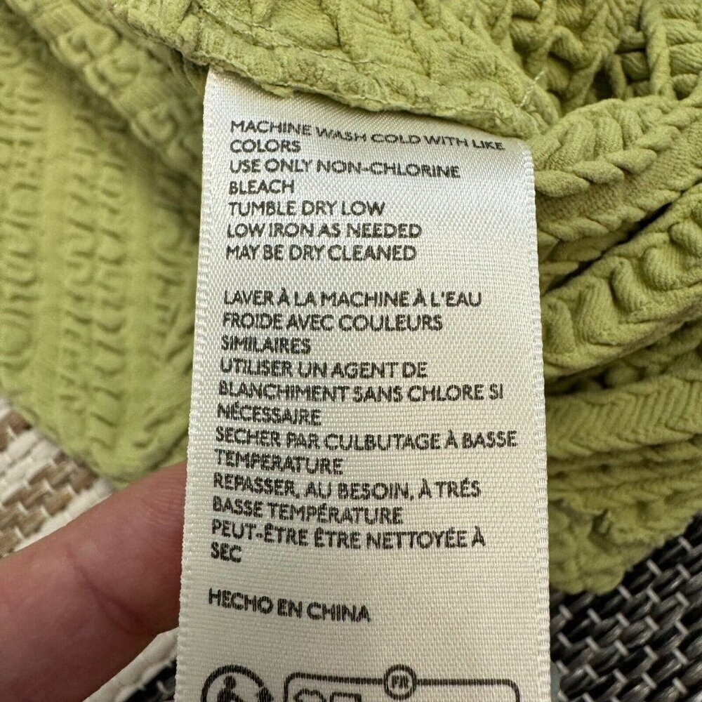 Free People Women's Gabby Seamless Midi Dress Long Sleeve Open Back Green Sz M/L - Picture 10 of 13